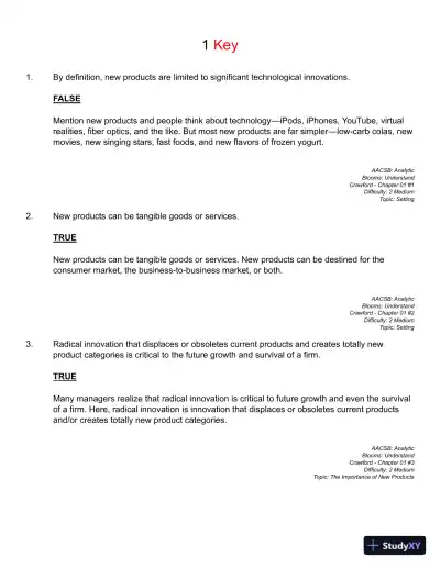 Management 11th Edition Test Bank - Page 12 preview image