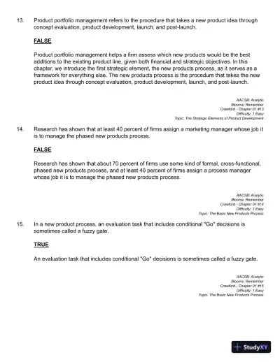 Management 11th Edition Test Bank - Page 16 preview image
