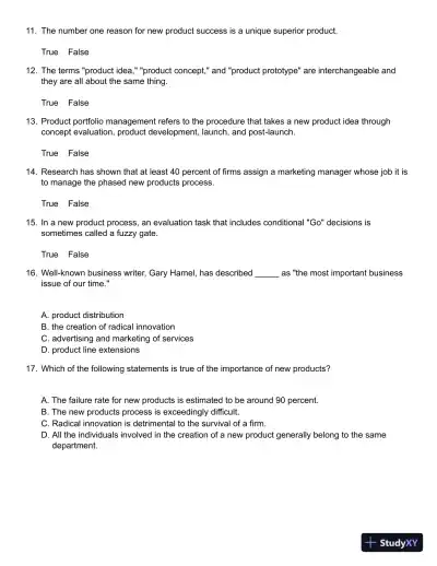 Management 11th Edition Test Bank - Page 3 preview image