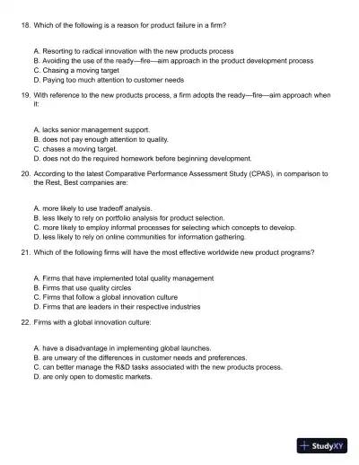 Management 11th Edition Test Bank - Page 4 preview image