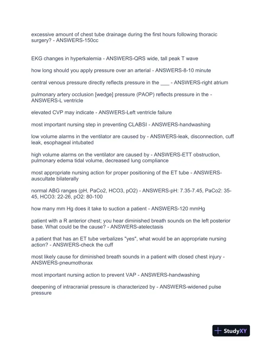 2023-2024 BKAT9R Critical Care Practice Exam With Answers (270 Solved Questions), page 3