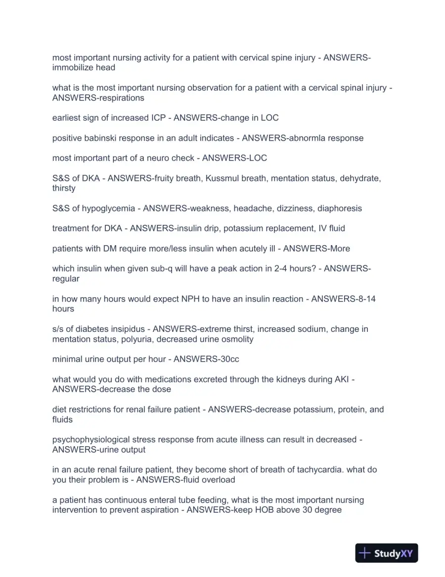 2023-2024 BKAT9R Critical Care Practice Exam With Answers (270 Solved Questions), page 4