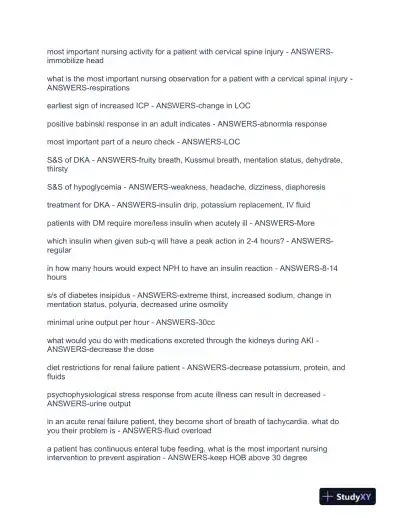 2023-2024 BKAT9R Critical Care Practice Exam With Answers (270 Solved Questions) - Page 4 preview image