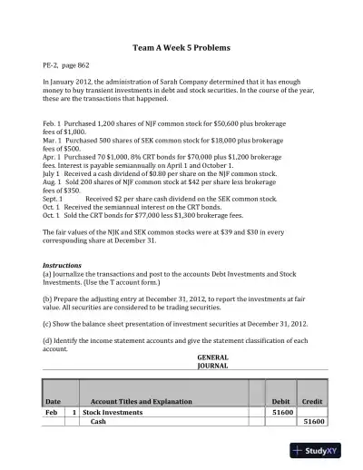 Team A Week 5 Problems - Page 1 preview image