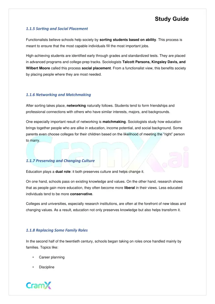 Sociology - Education, page 3