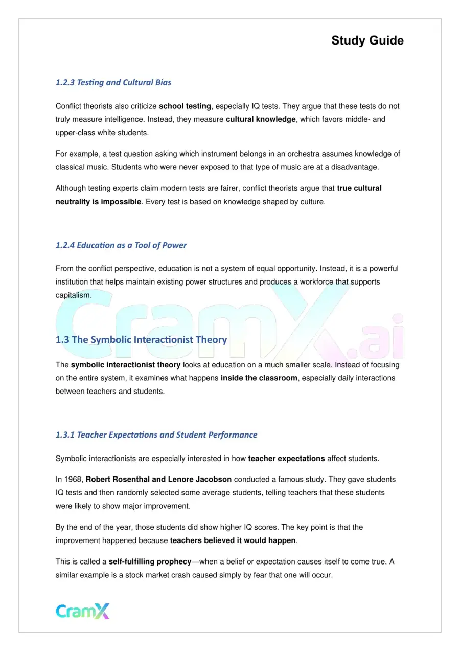 Sociology - Education, page 5
