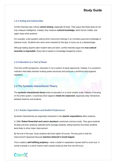 Sociology - Education - Page 5 preview image