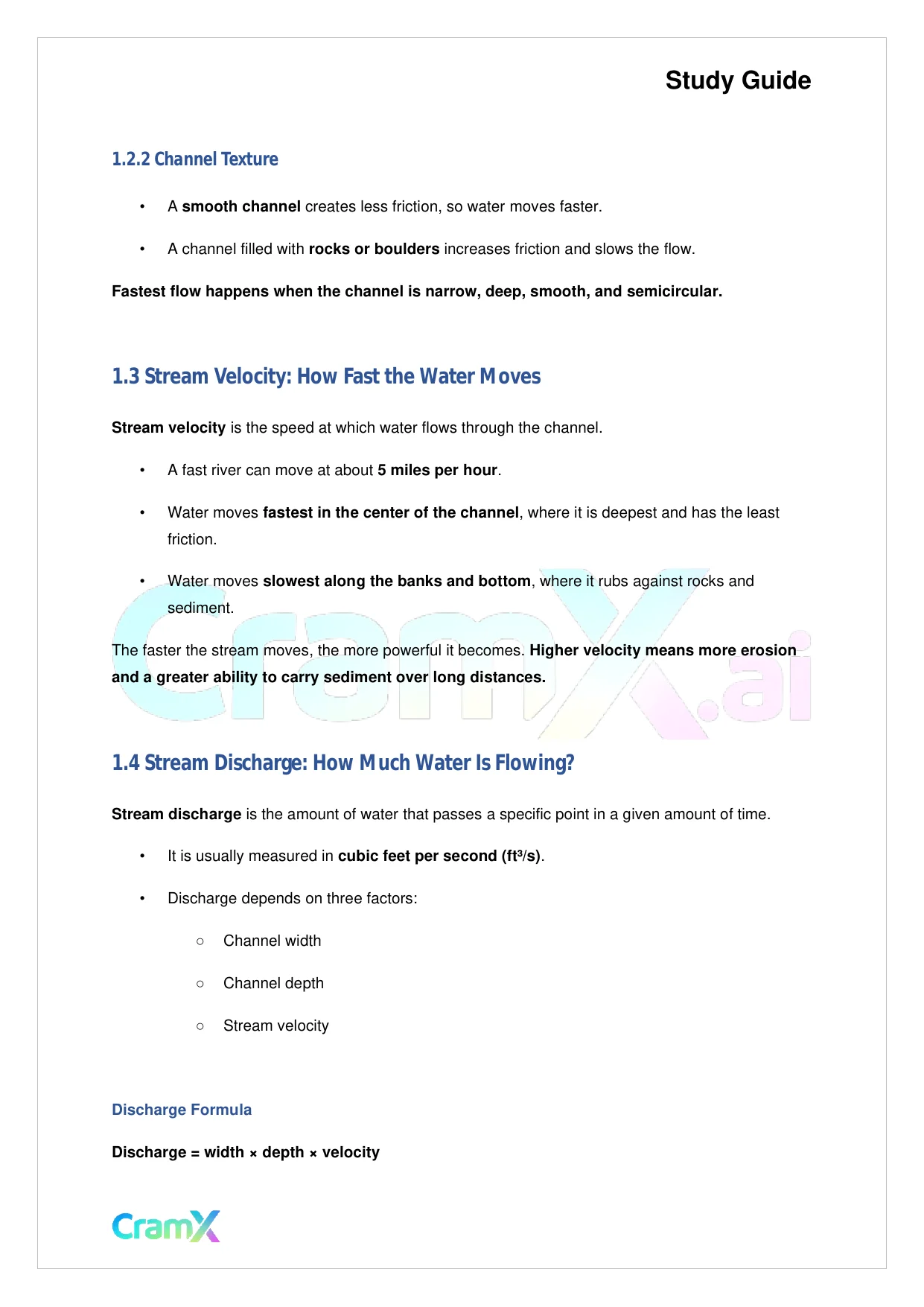 Geology - Running Water - Page 2 preview image