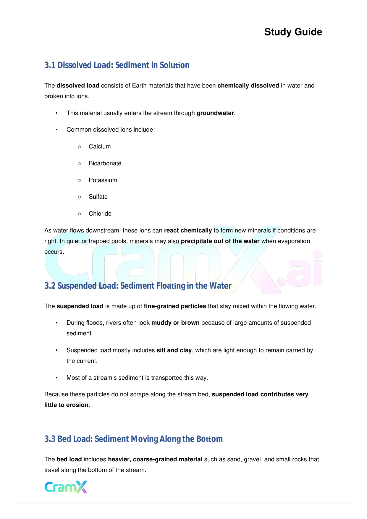 Geology - Running Water - Page 5 preview image