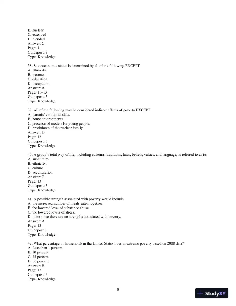 Experience Human Development, 12th Edition Test Bank, page 9