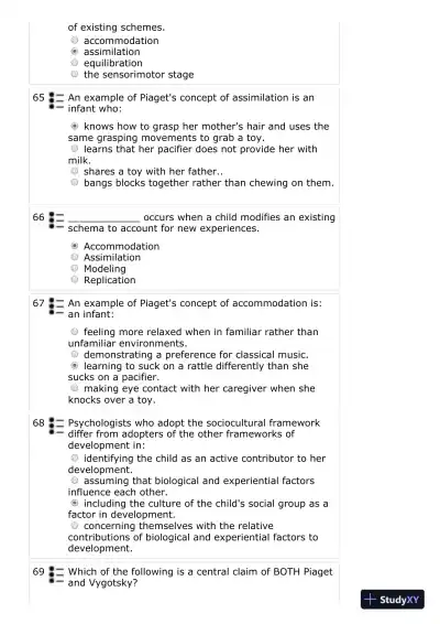 The Development of Children, 7th Edition Test Bank - Page 14 preview image