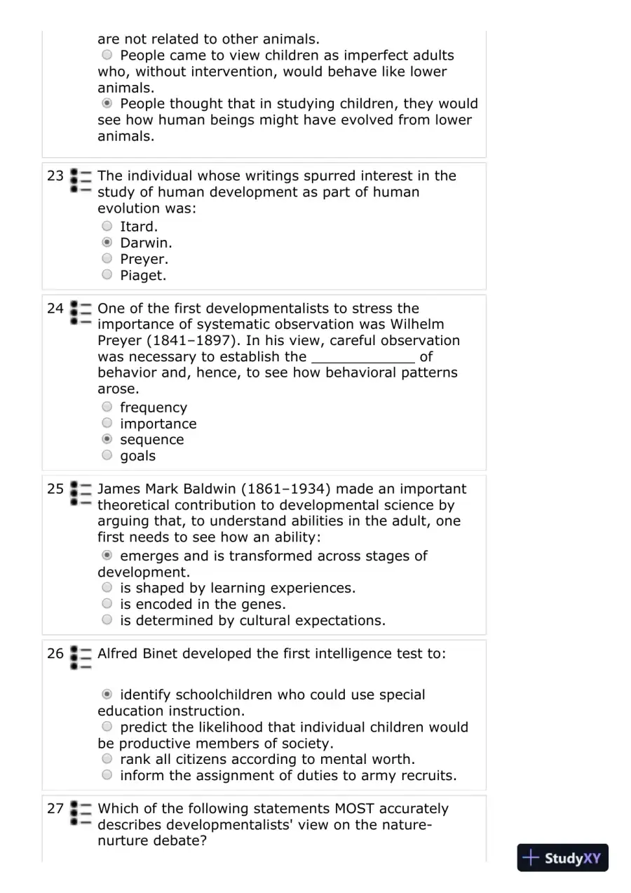 The Development of Children, 7th Edition Test Bank, page 6