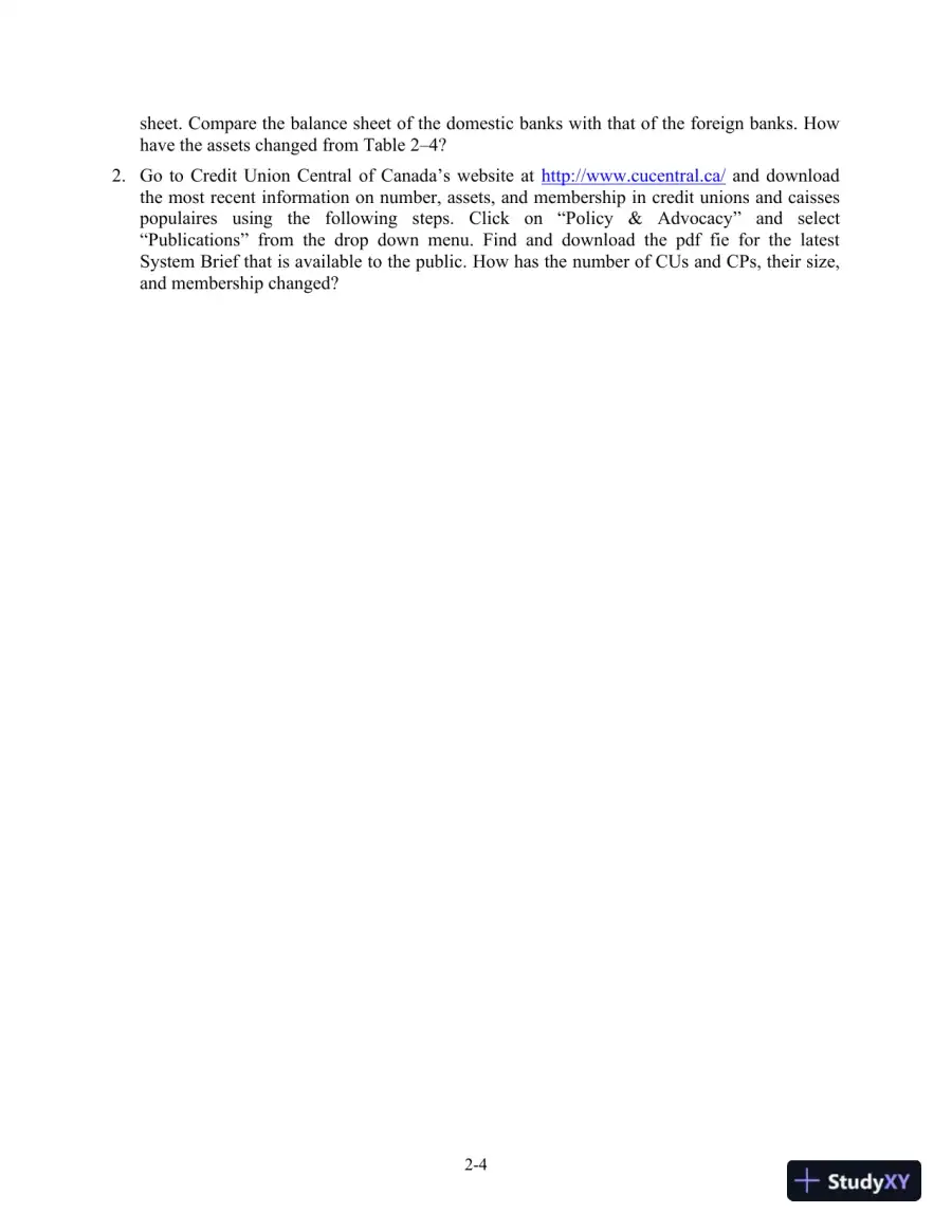 Financial Institutions Management: A Risk Management Approach 5th edition Solution Manual, page 11
