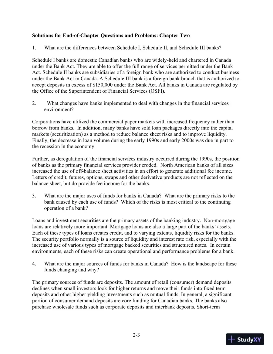 Financial Institutions Management: A Risk Management Approach 5th edition Solution Manual, page 12