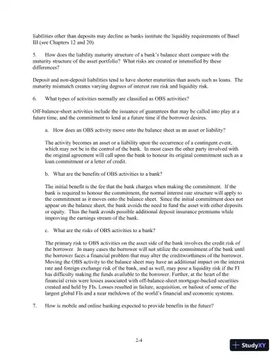 Financial Institutions Management: A Risk Management Approach 5th edition Solution Manual - Page 13 preview image