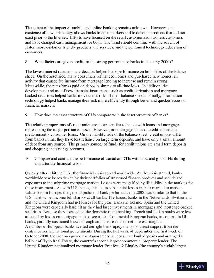 Financial Institutions Management: A Risk Management Approach 5th edition Solution Manual, page 14