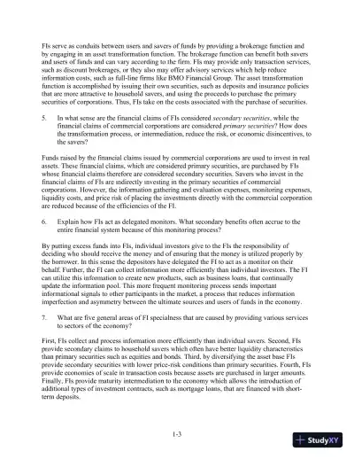 Financial Institutions Management: A Risk Management Approach 5th edition Solution Manual - Page 4 preview image