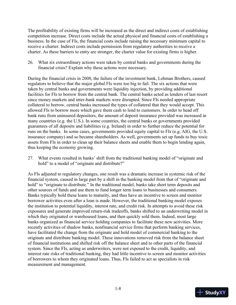 Financial Institutions Management: A Risk Management Approach 5th edition Solution Manual, page 9