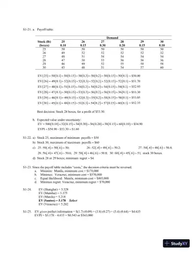 Solution Manual for Operations and Supply Chain Management, 9th Edition - Page 16 preview image