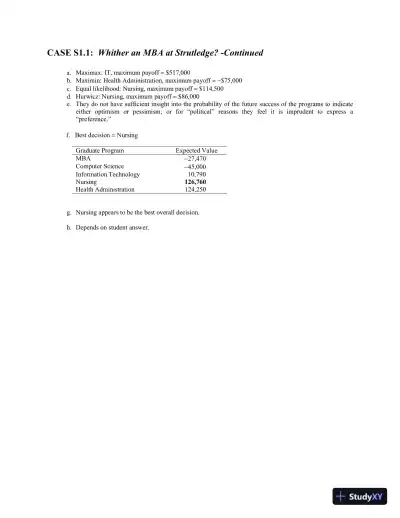 Solution Manual for Operations and Supply Chain Management, 9th Edition - Page 27 preview image