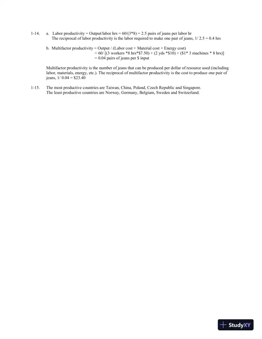 Solution Manual for Operations and Supply Chain Management, 9th Edition, page 8