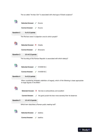 Liberty University CSTU 101 Quiz 4 Complete Solutions Correct Answers Key - Page 5 preview image