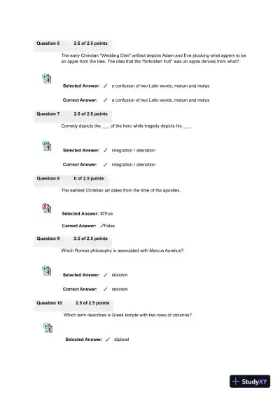 Liberty University CSTU 101 Quiz 4 Complete Solutions Correct Answers Key - Page 6 preview image
