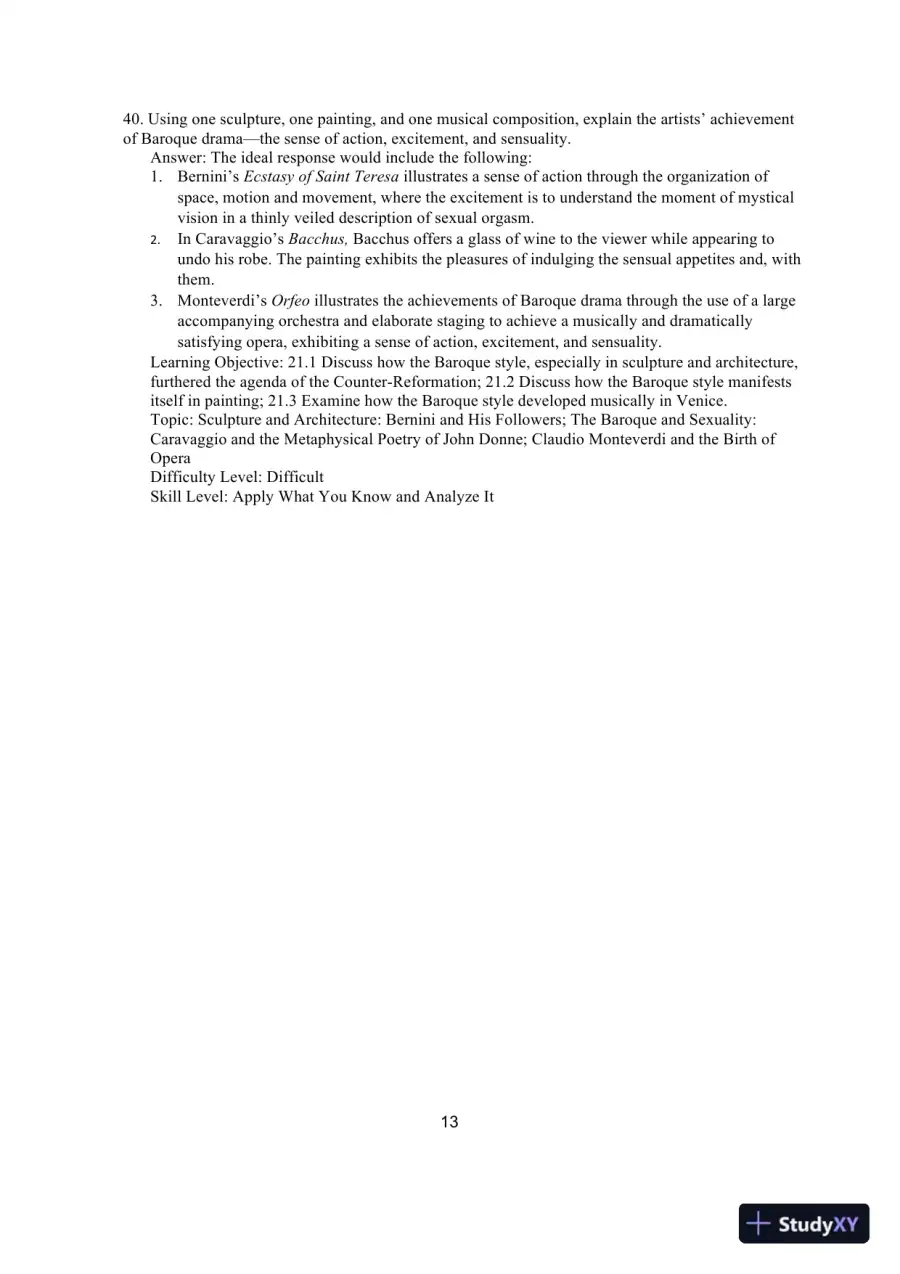 Test Bank for The Humanities: Culture, Continuity, and Change, Volume 2, 4th Edition, page 16