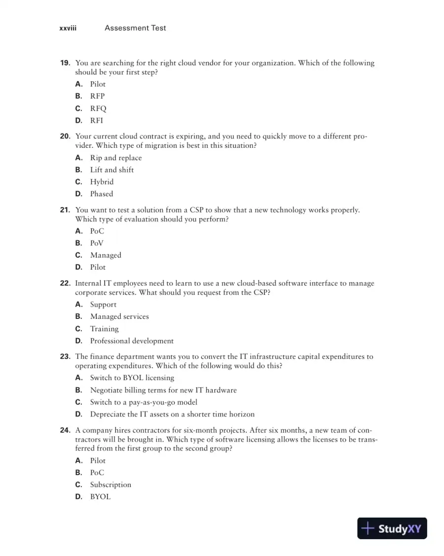 CompTIA Cloud Essentials+ Study Guide: Exam CLO-002 2nd Edition (2020), page 31