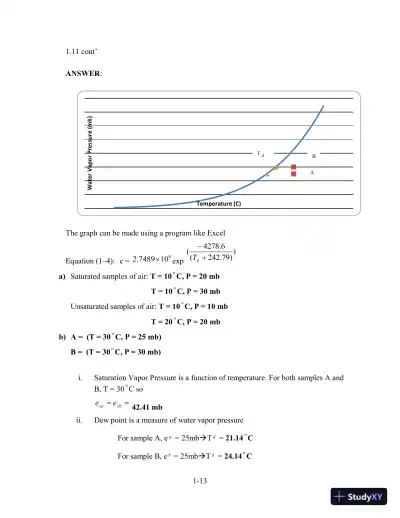 Solution Manual for Hydrology and Floodplain Analysis, 6th Edition - Page 14 preview image
