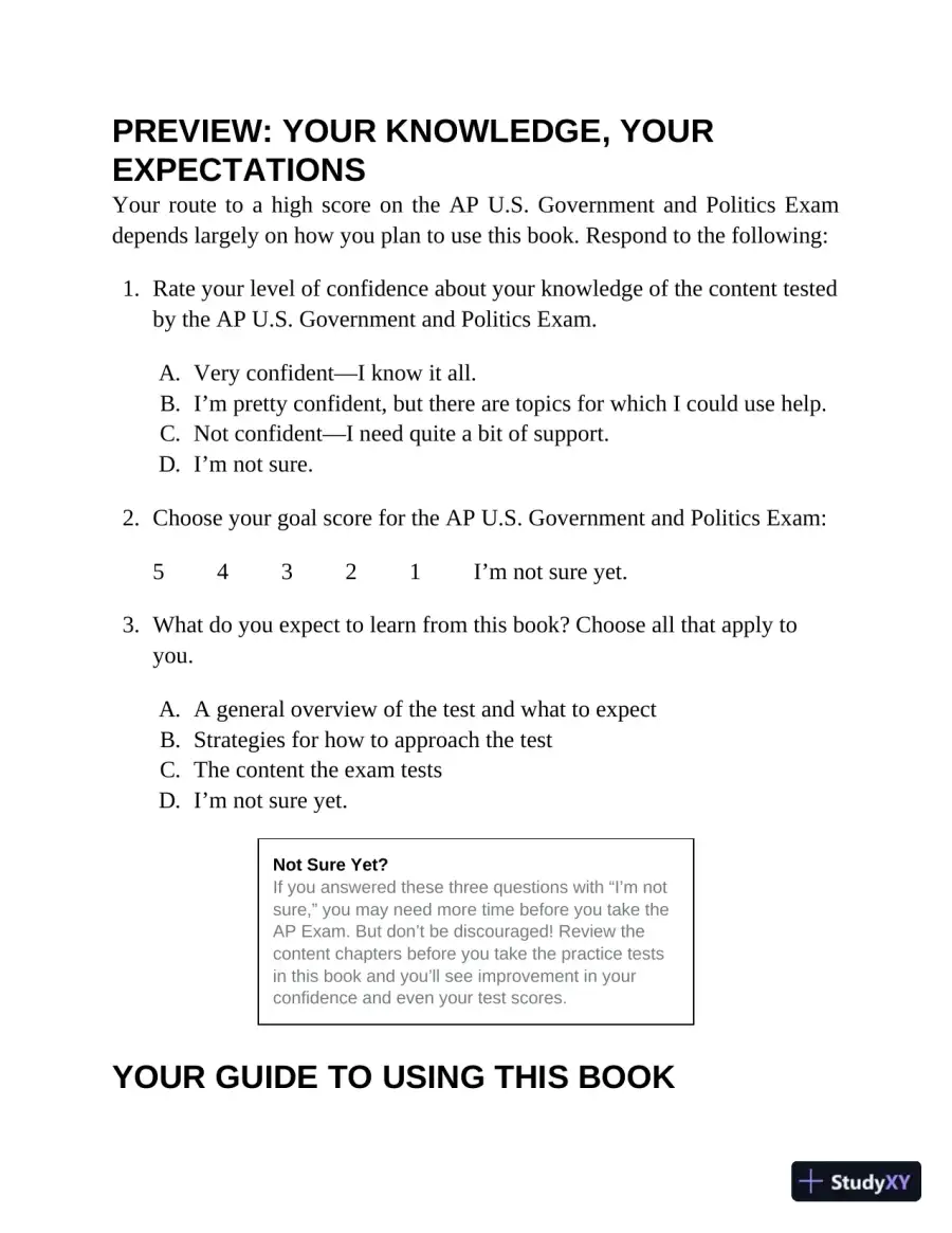 Princeton Review AP U.S. Government and Politics Prep : 3 Practice Tests + Complete Content Review (2023), page 22