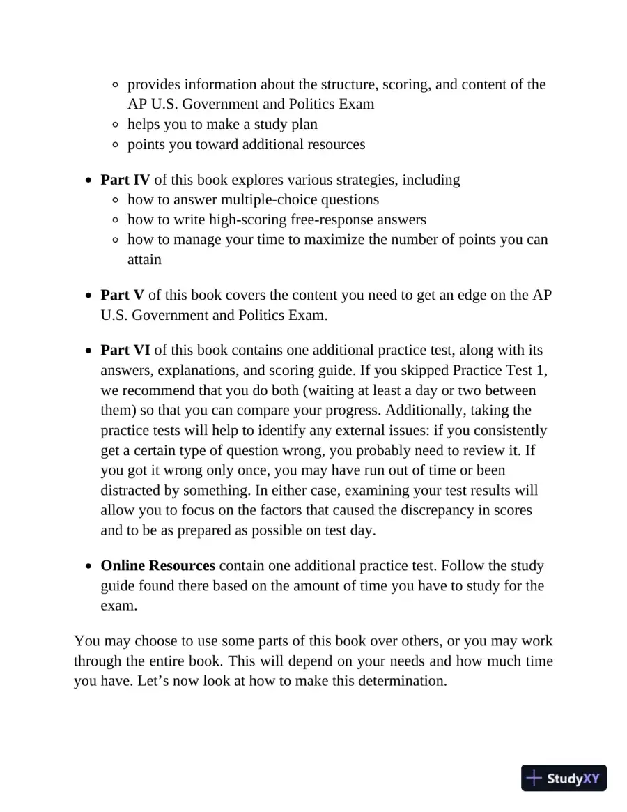 Princeton Review AP U.S. Government and Politics Prep : 3 Practice Tests + Complete Content Review (2023), page 24