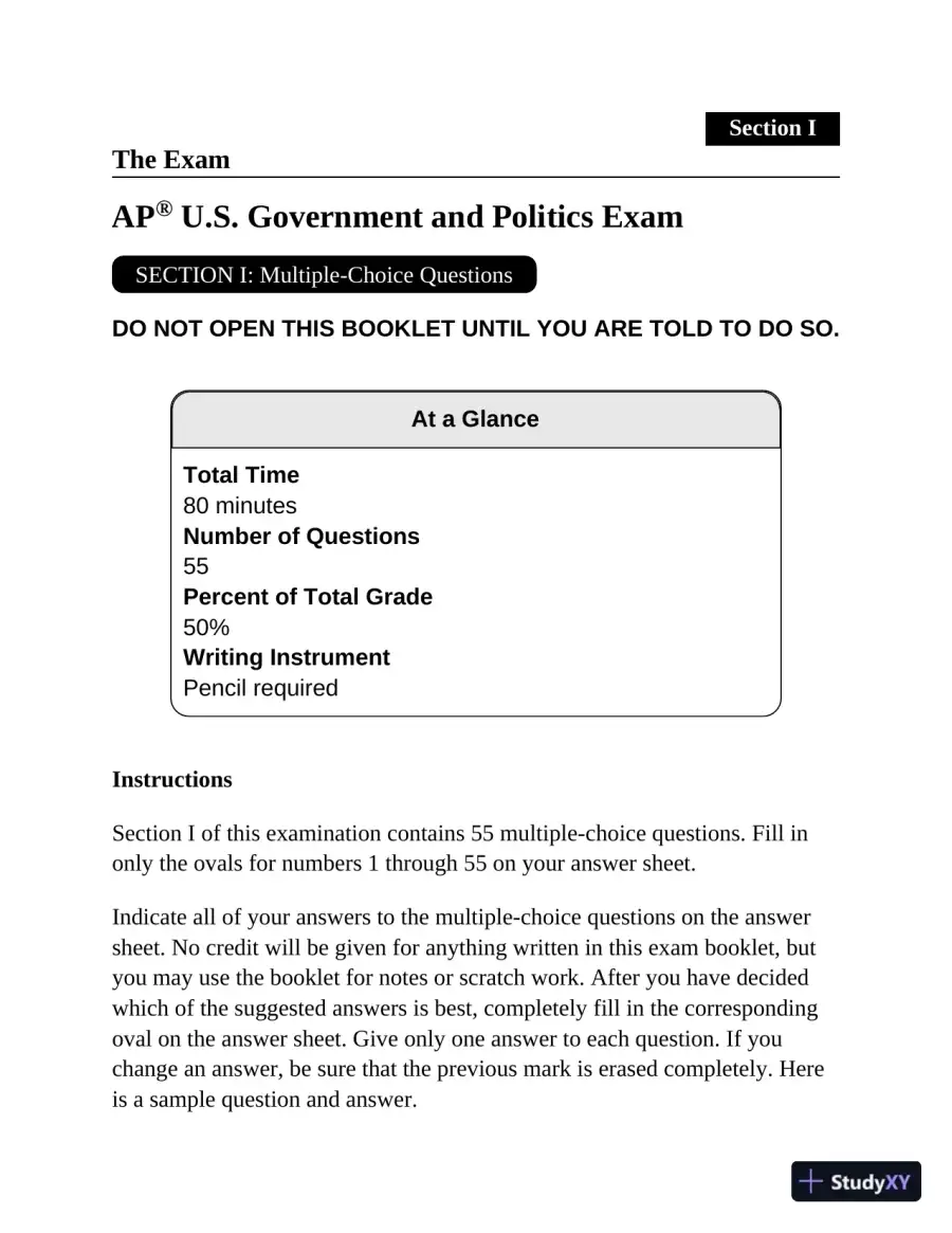 Princeton Review AP U.S. Government and Politics Prep : 3 Practice Tests + Complete Content Review (2023), page 31