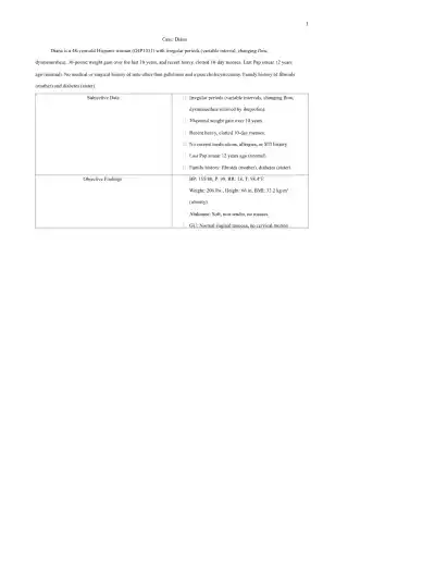 Case Diana - Page 1 preview image