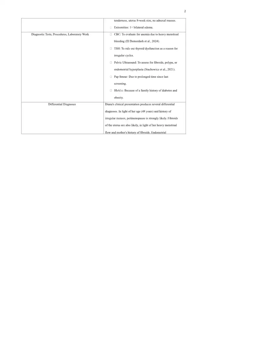 Case Diana, page 2