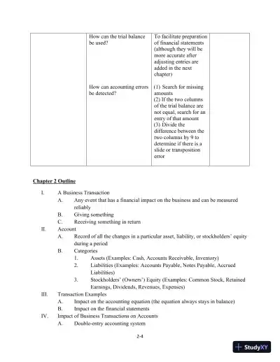 Class Notes for Financial Accounting, 10th Edition - Page 20 preview image