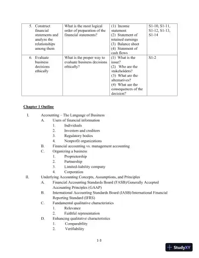Class Notes for Financial Accounting, 10th Edition - Page 4 preview image
