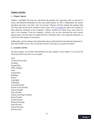 Class Notes for Financial Accounting, 10th Edition - Page 6 preview image