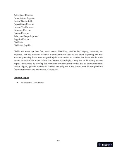 Class Notes for Financial Accounting, 10th Edition - Page 7 preview image