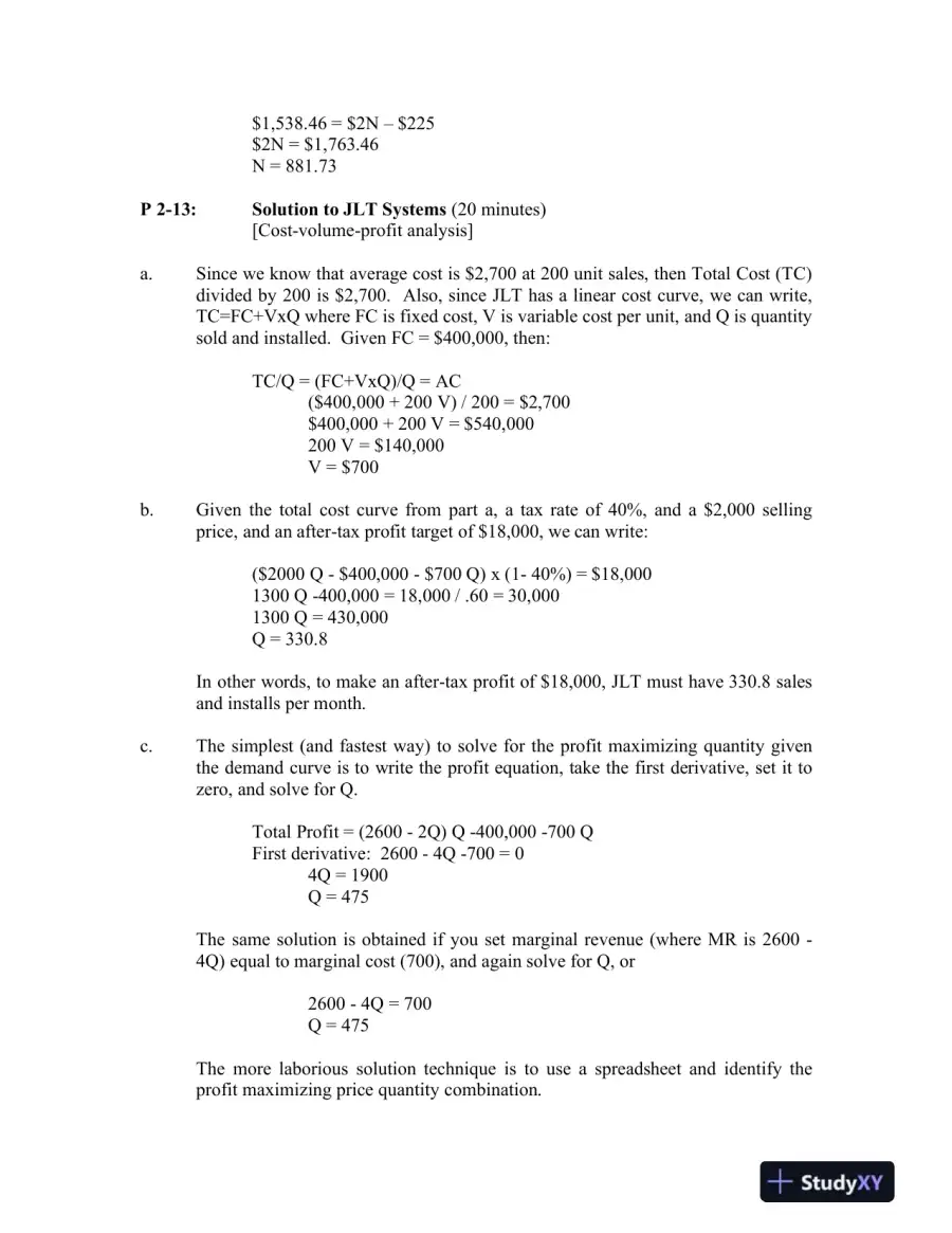 Accounting For Decision Making And Control, 9th Edition Solution Manual, page 13