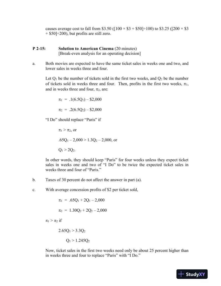 Accounting For Decision Making And Control, 9th Edition Solution Manual, page 15