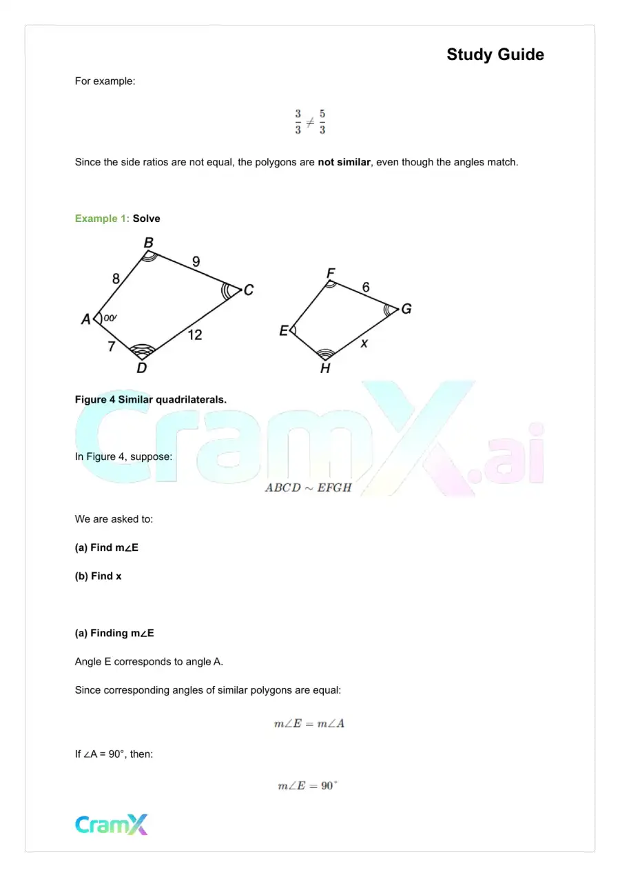 Geometry - Similarity, page 10