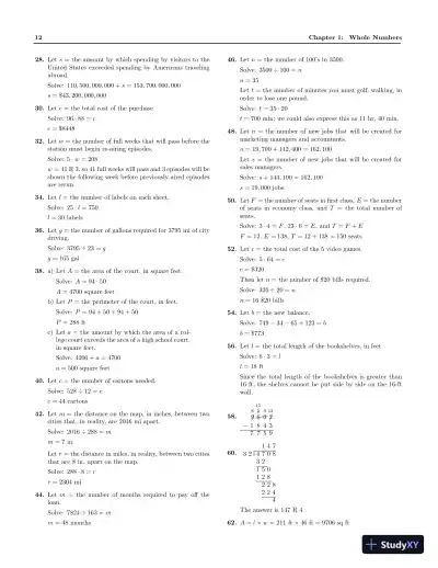 Solution Manual for Basic College Mathematics, 13th Edition - Page 15 preview image