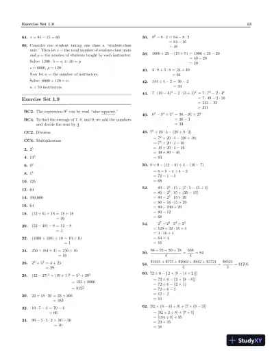 Solution Manual for Basic College Mathematics, 13th Edition - Page 16 preview image