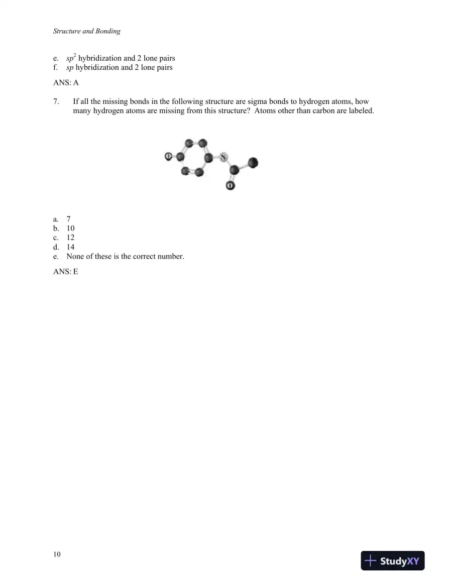 Test Bank for Organic Chemistry, 8th Edition, page 11
