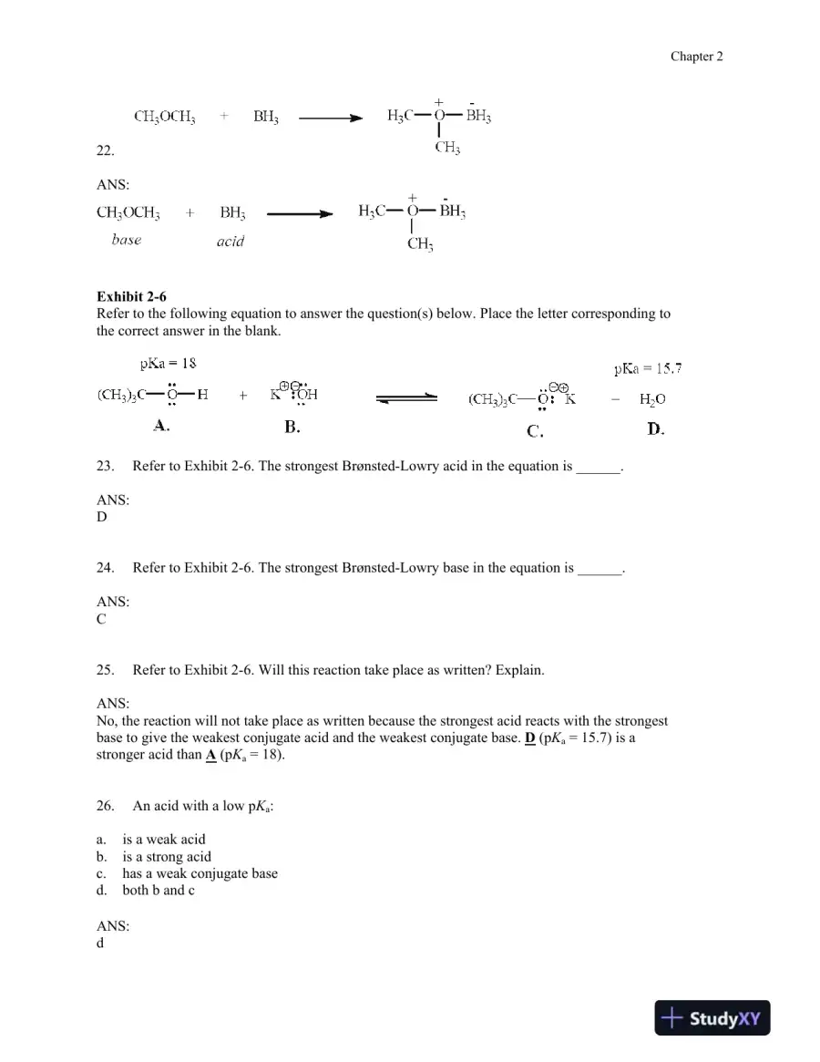 Test Bank for Organic Chemistry, 8th Edition, page 16