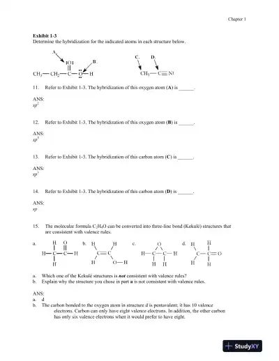 Test Bank for Organic Chemistry, 8th Edition - Page 4 preview image