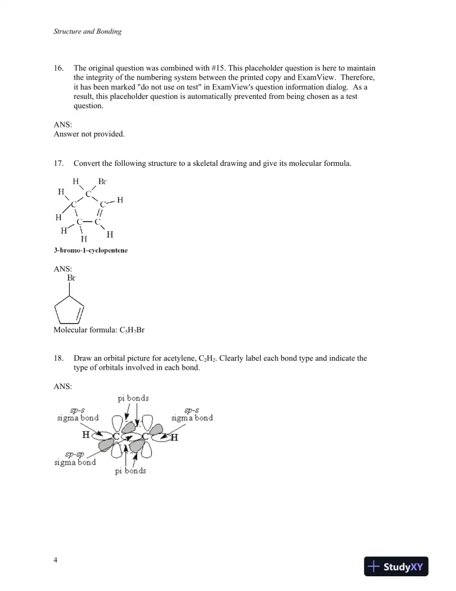 Test Bank for Organic Chemistry, 8th Edition, page 5