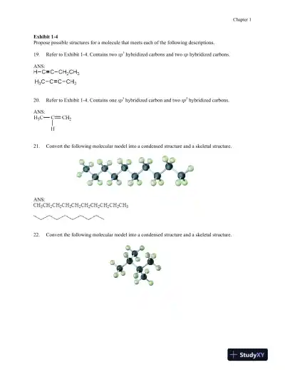 Test Bank for Organic Chemistry, 8th Edition - Page 6 preview image