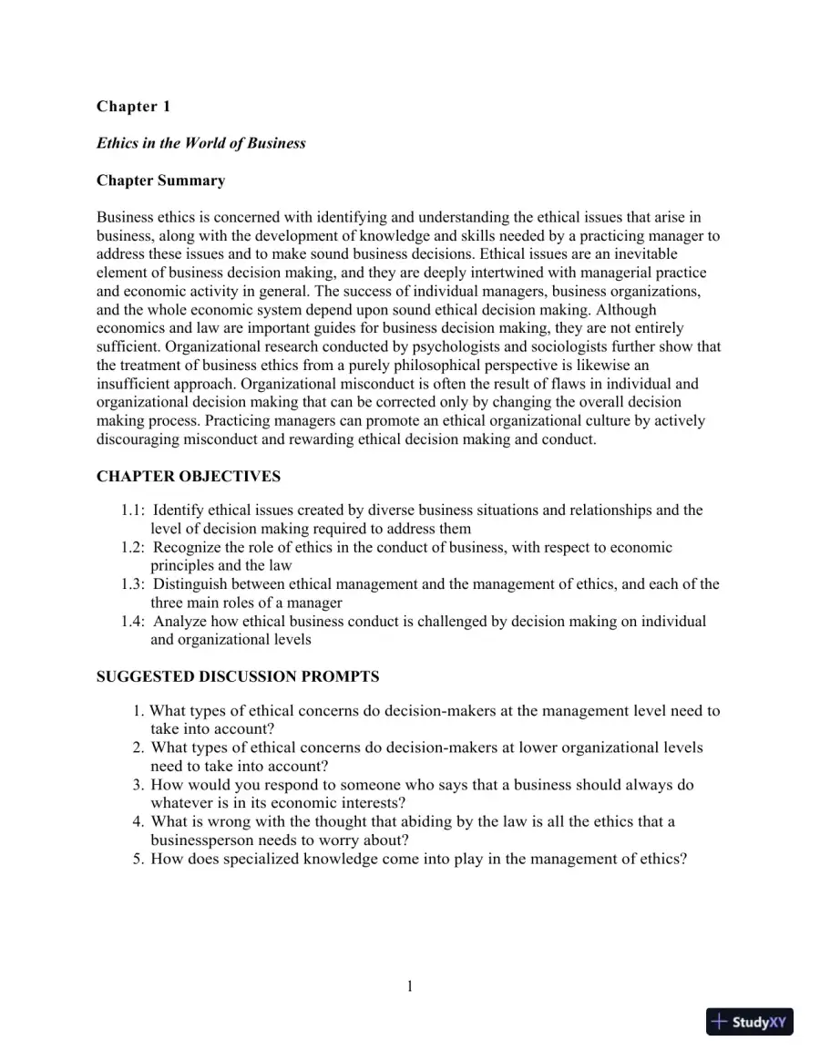 Test Bank For Ethics And The Conduct Of Business 8th Edition Test Bank, page 4